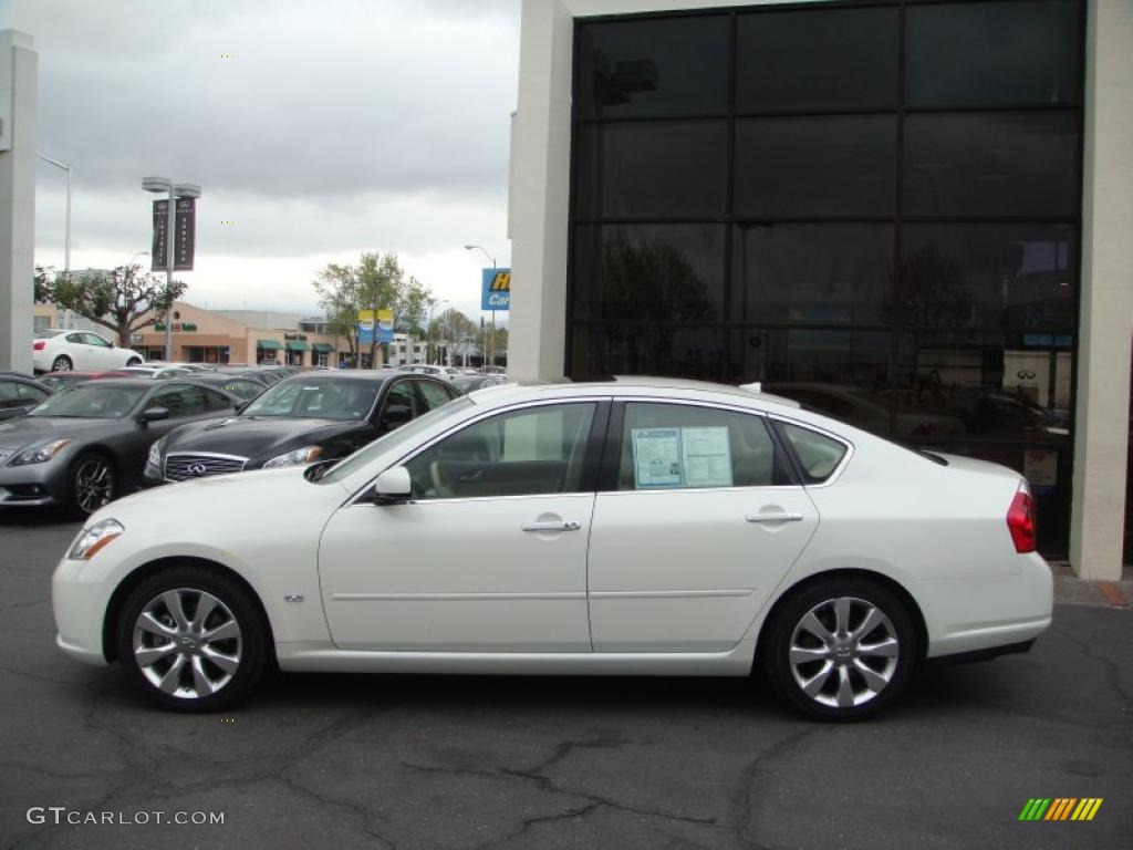 Ivory Pearl 2007 Infiniti M 35 Sedan Exterior Photo #48261672