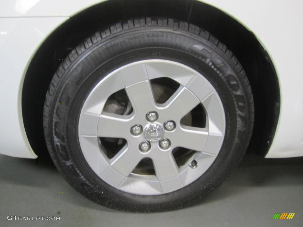 2005 Prius Hybrid - Super White / Gray/Burgundy photo #6