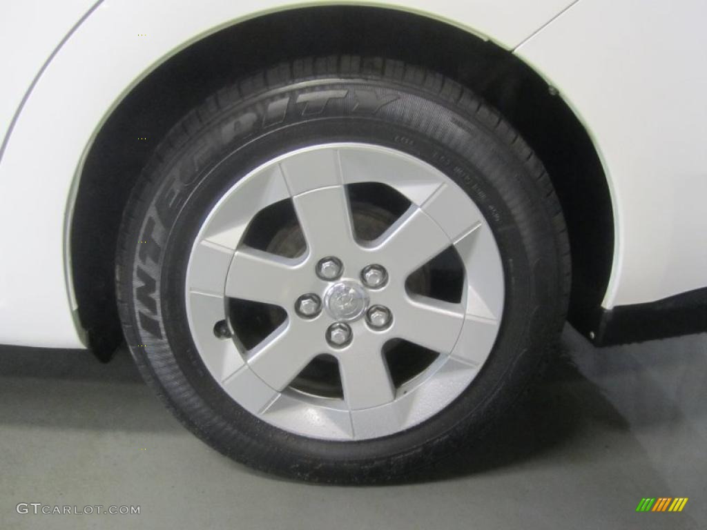 2005 Prius Hybrid - Super White / Gray/Burgundy photo #7