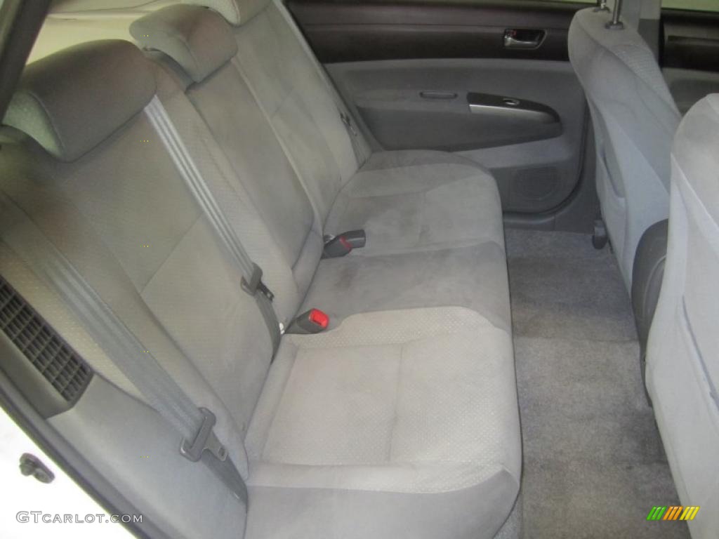 2005 Prius Hybrid - Super White / Gray/Burgundy photo #18