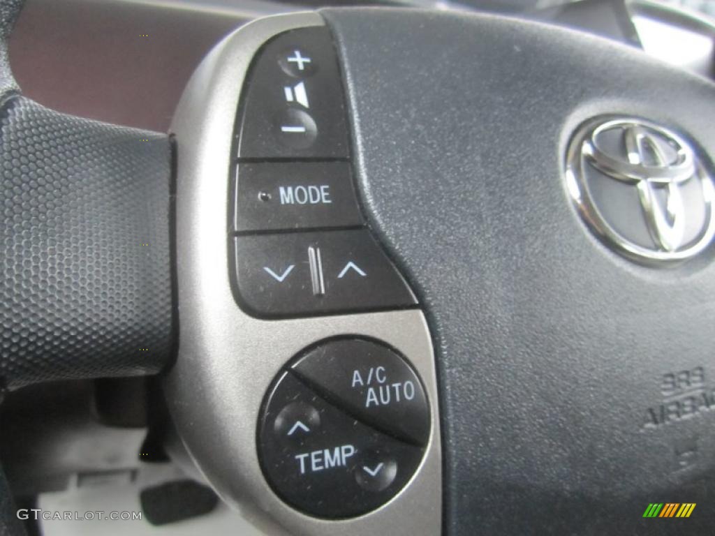 2005 Prius Hybrid - Super White / Gray/Burgundy photo #26