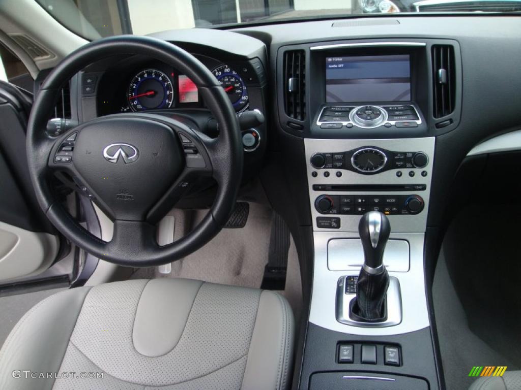 2008 Infiniti G 37 Journey Coupe Stone Dashboard Photo #48262029