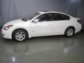 2008 Winter Frost Pearl Nissan Altima Hybrid  photo #3