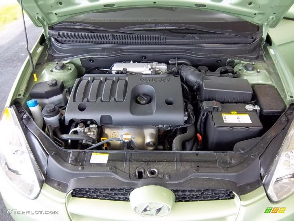 2011 Hyundai Accent GS 3 Door 1.6 Liter DOHC 16-Valve VVT 4 Cylinder Engine Photo #48262908