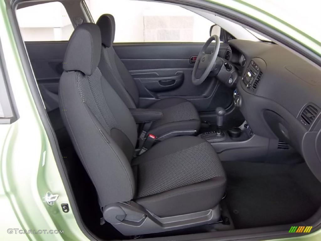 Black Interior 2011 Hyundai Accent GS 3 Door Photo #48263007