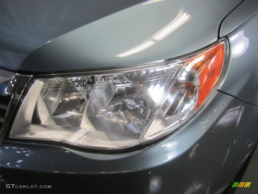 2009 Forester 2.5 X Premium - Sage Green Metallic / Platinum photo #4