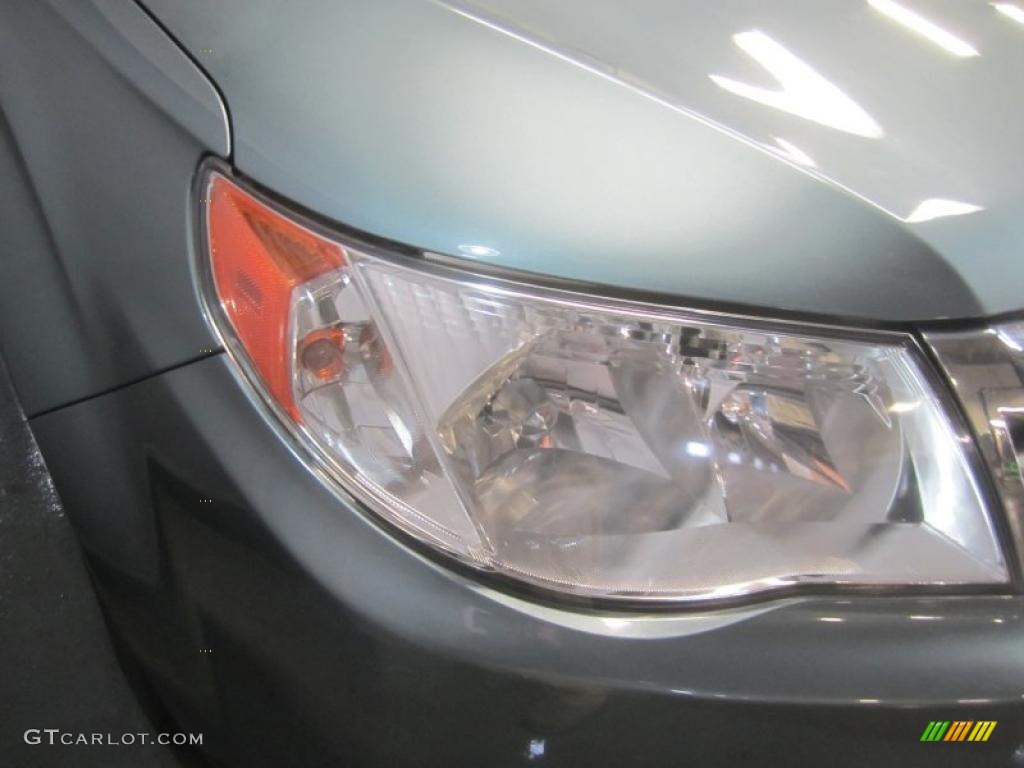 2009 Forester 2.5 X Premium - Sage Green Metallic / Platinum photo #5