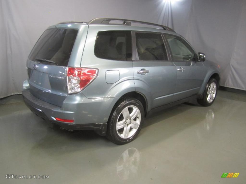 2009 Forester 2.5 X Premium - Sage Green Metallic / Platinum photo #9
