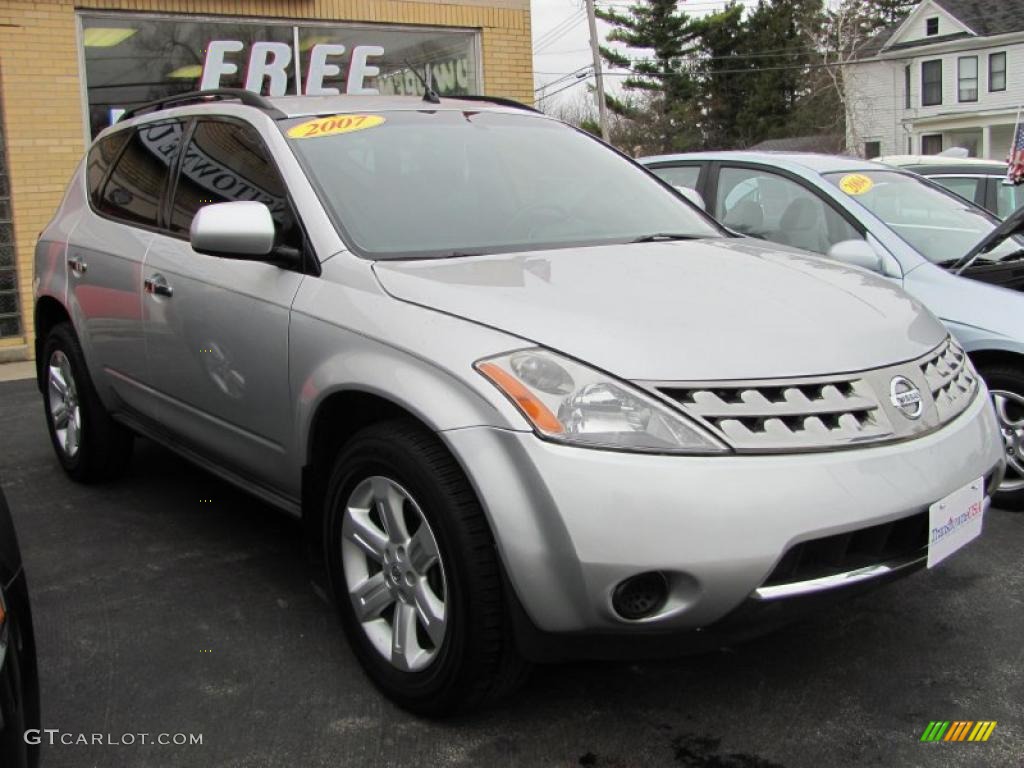 2007 Murano S AWD - Brilliant Silver Metallic / Charcoal photo #1