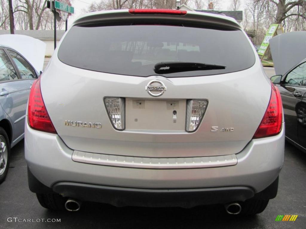 2007 Murano S AWD - Brilliant Silver Metallic / Charcoal photo #14