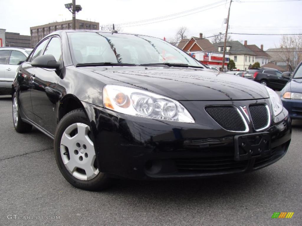 2008 G6 Value Leader Sedan - Black / Ebony Black photo #1