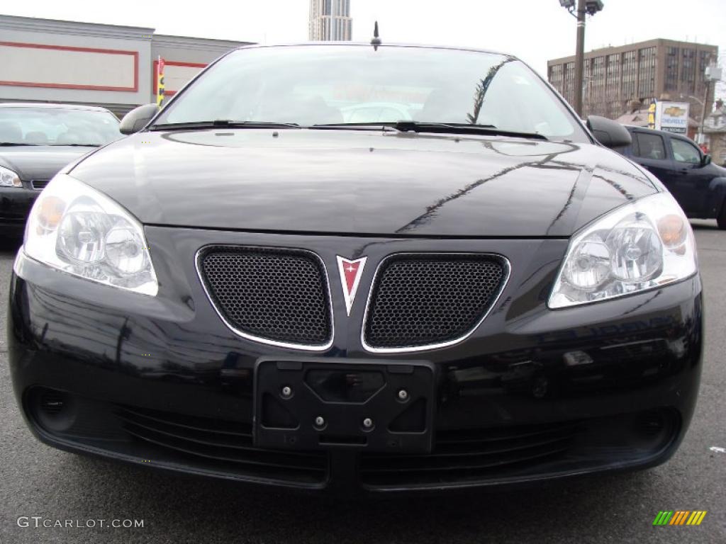 2008 G6 Value Leader Sedan - Black / Ebony Black photo #2