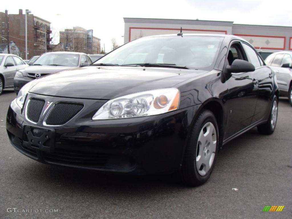 2008 G6 Value Leader Sedan - Black / Ebony Black photo #3