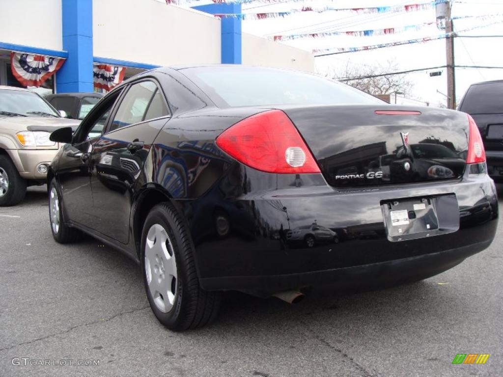 2008 G6 Value Leader Sedan - Black / Ebony Black photo #4