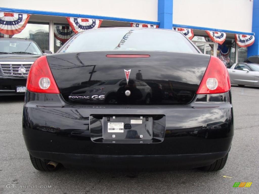 2008 G6 Value Leader Sedan - Black / Ebony Black photo #5