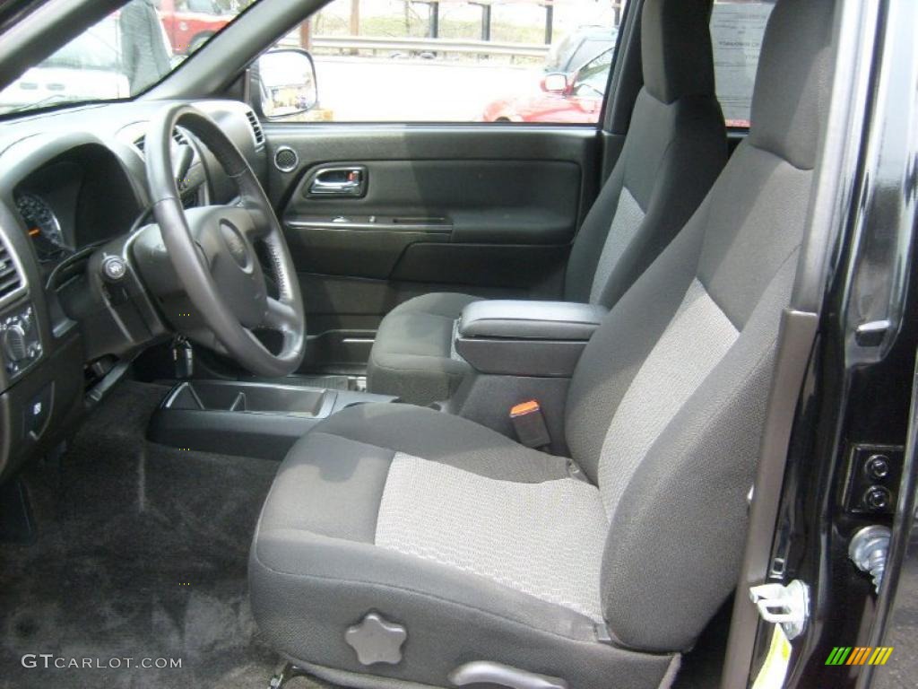 Ebony Interior 2008 Chevrolet Colorado LT Crew Cab 4x4 Photo #48264606