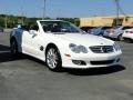 Alabaster White 2007 Mercedes-Benz SL 550 Roadster Exterior