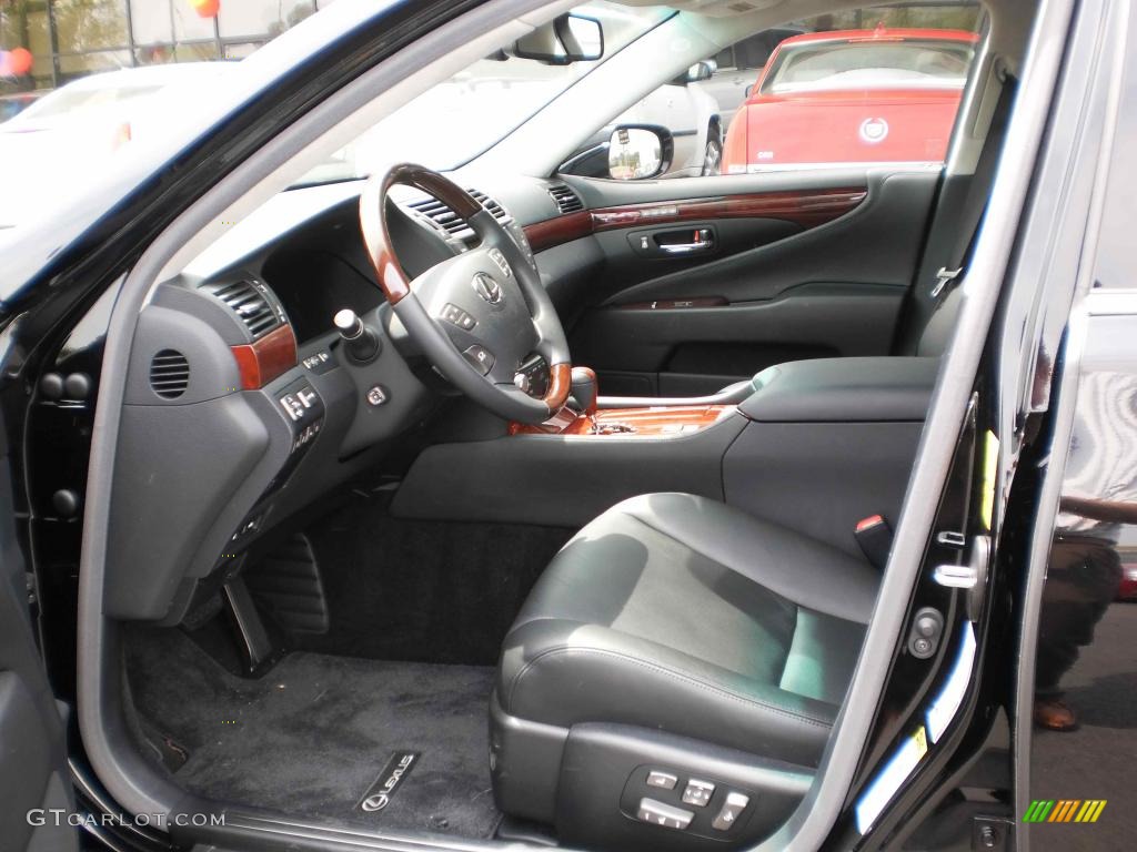 Black Interior 2011 Lexus LS 460 L Photo #48265314