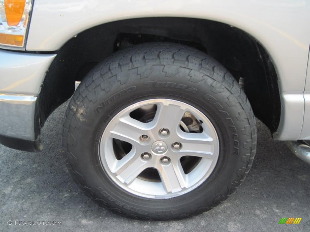 2006 Ram 1500 SLT Quad Cab - Bright Silver Metallic / Medium Slate Gray photo #10