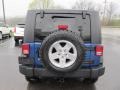 2010 Deep Water Blue Pearl Jeep Wrangler Unlimited Rubicon 4x4  photo #8
