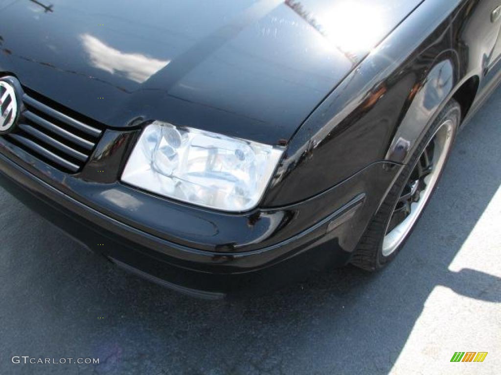 1999 Jetta GL Sedan - Uni Black / Black photo #4