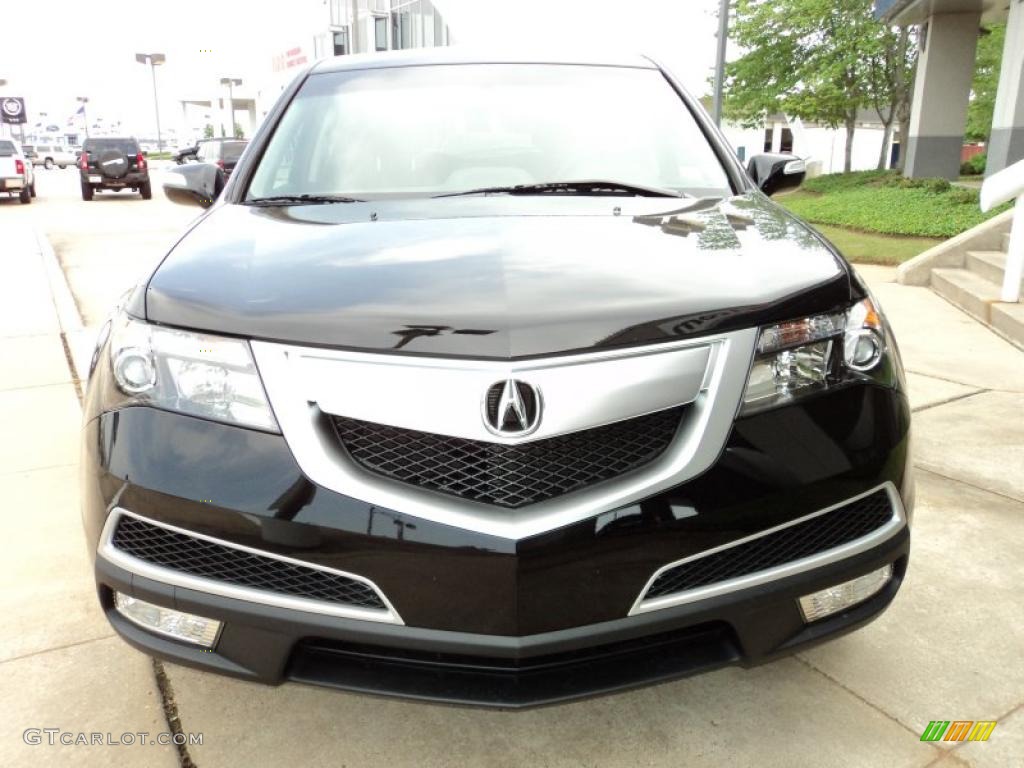 2011 MDX Technology - Crystal Black Pearl / Ebony photo #4