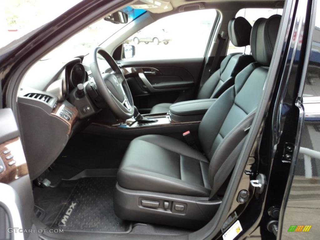 Ebony Interior 2011 Acura MDX Technology Photo #48266655