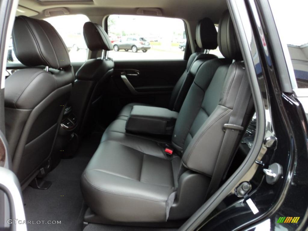 Ebony Interior 2011 Acura MDX Technology Photo #48266670