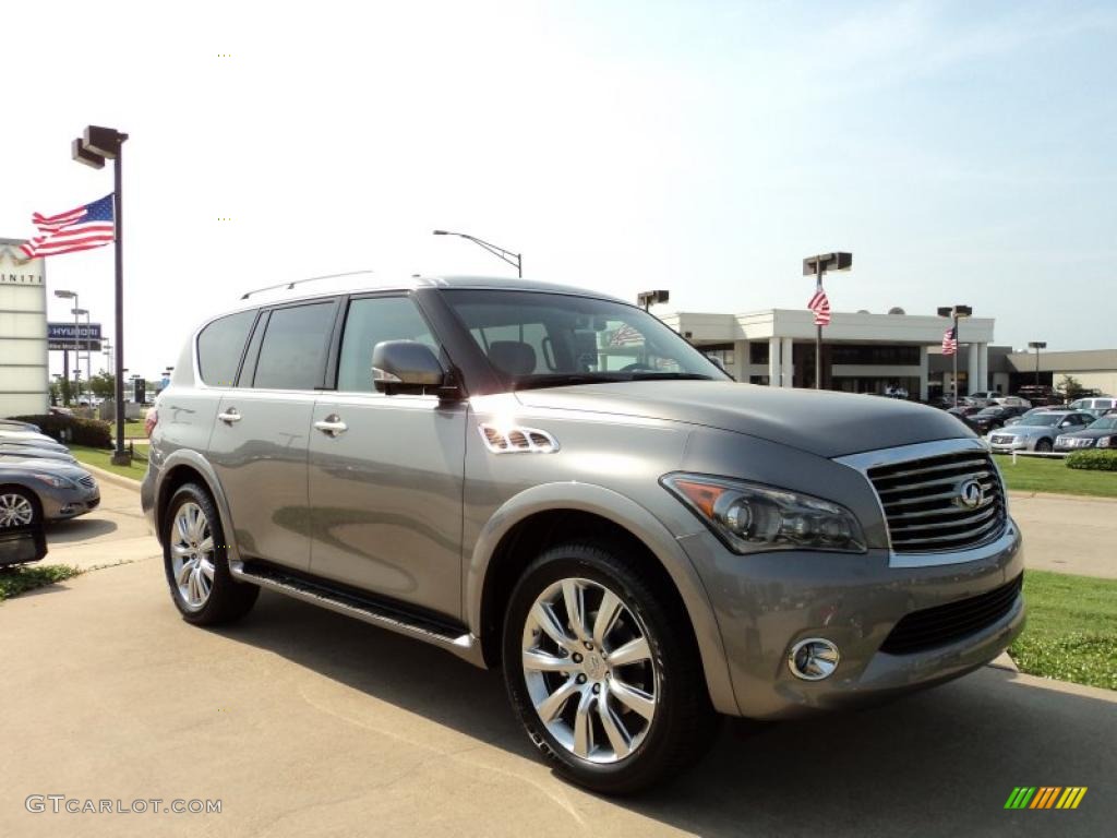 2011 QX 56 - Platinum Graphite / Graphite photo #2