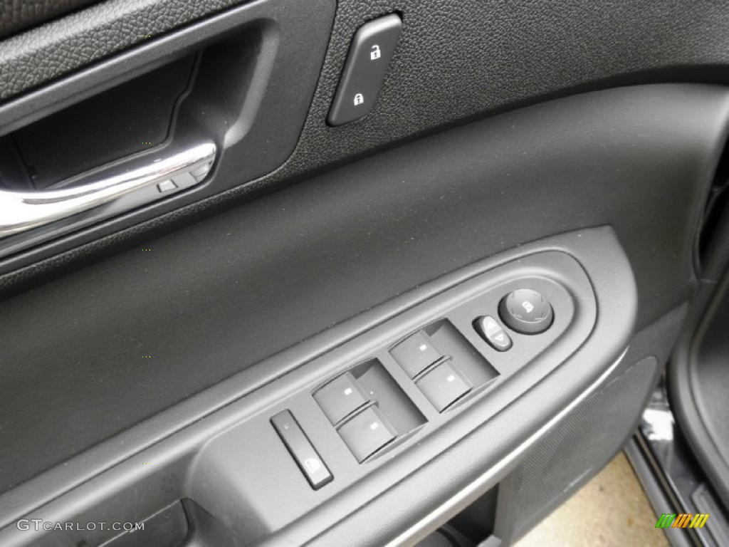 2011 Acadia SLT - Carbon Black Metallic / Ebony photo #10