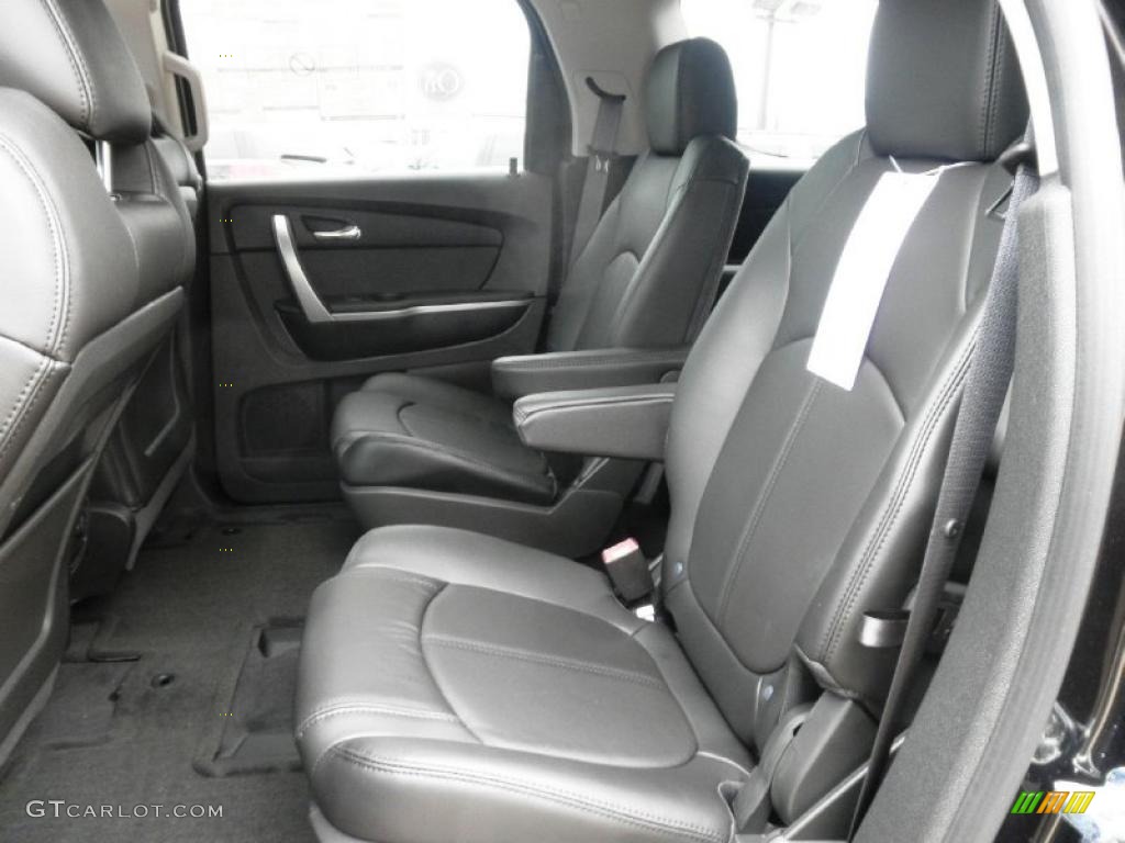 2011 Acadia SLT - Carbon Black Metallic / Ebony photo #14