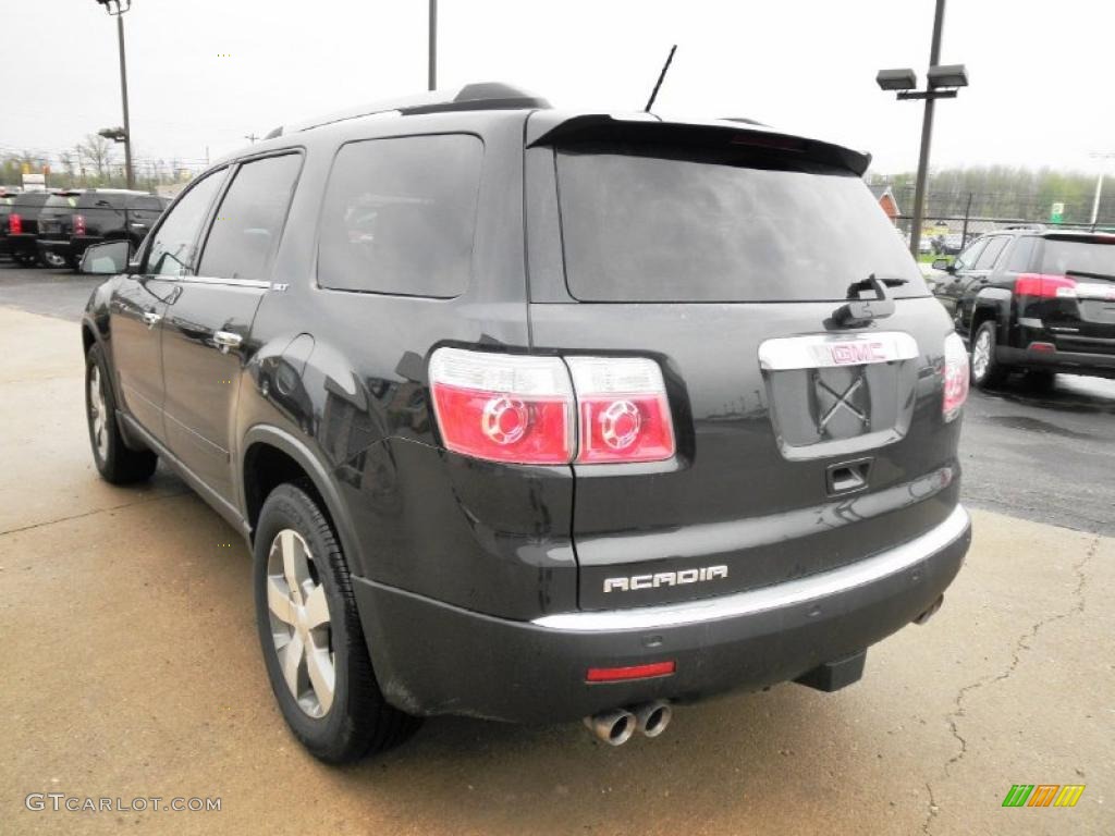 2011 Acadia SLT - Carbon Black Metallic / Ebony photo #16