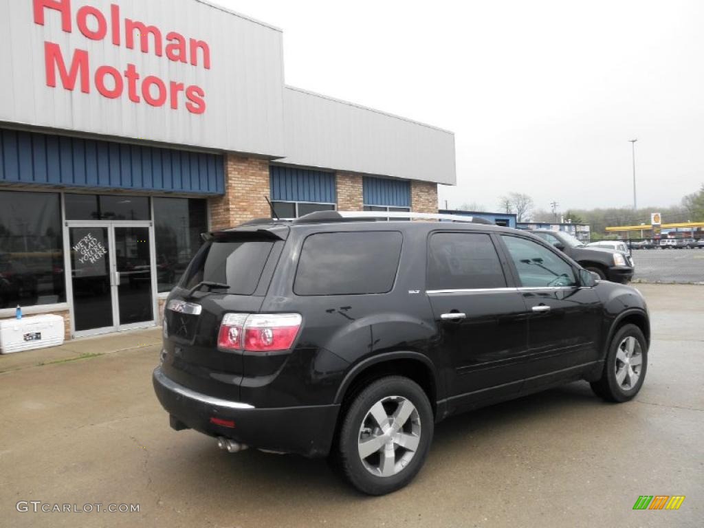 2011 Acadia SLT - Carbon Black Metallic / Ebony photo #23