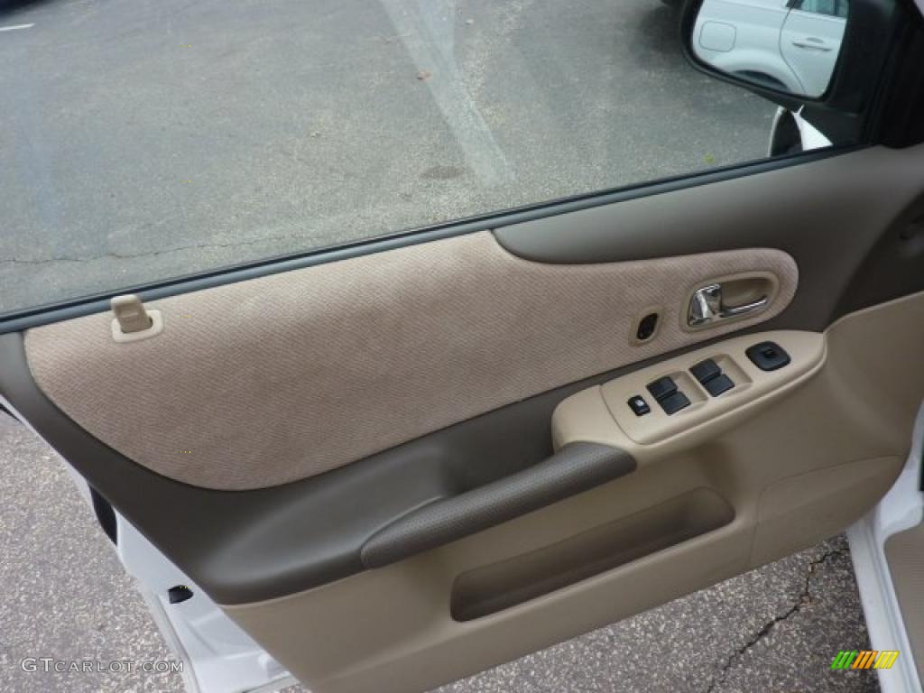 2003 Protege LX - Pure White / Beige photo #15