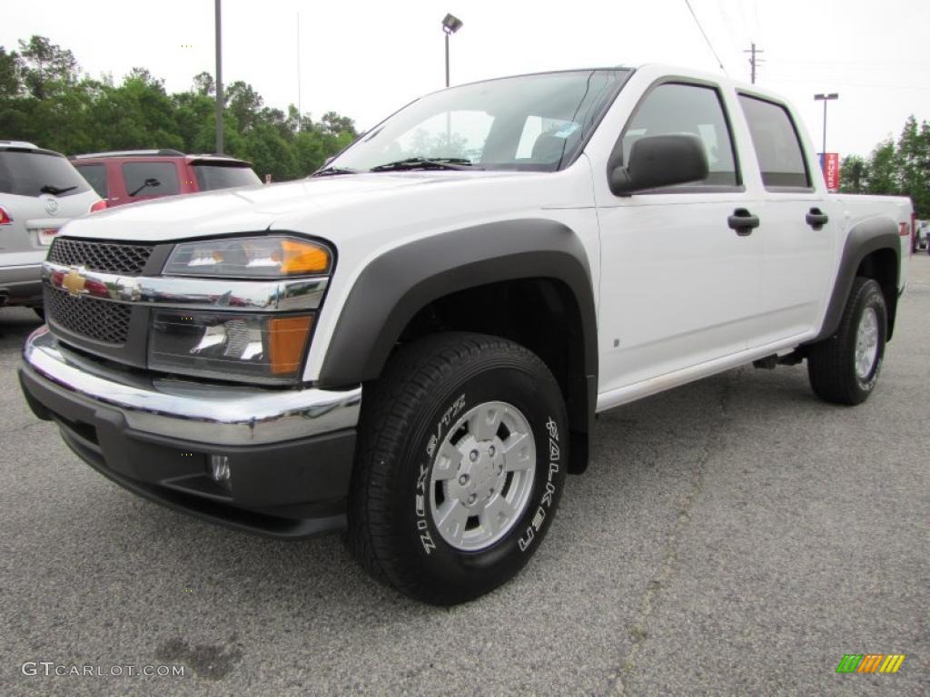 Summit White 2007 Chevrolet Colorado LT Crew Cab Exterior Photo #48269014