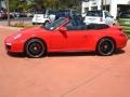 Guards Red 2011 Porsche 911 Carrera GTS Cabriolet Exterior