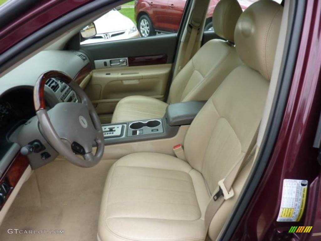 Beige Interior 2006 Lincoln LS V8 Photo #48269917