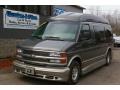 2000 Medium Charcoal Gray Metallic Chevrolet Express G1500 Passenger Conversion Van  photo #1