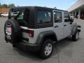 2011 Bright Silver Metallic Jeep Wrangler Unlimited Sport 4x4  photo #4