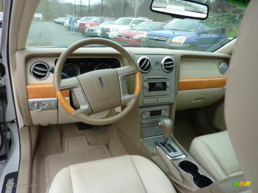 2008 MKZ AWD Sedan - Light Sage Metallic / Sand photo #10