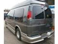 2000 Medium Charcoal Gray Metallic Chevrolet Express G1500 Passenger Conversion Van  photo #17