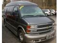 2000 Medium Charcoal Gray Metallic Chevrolet Express G1500 Passenger Conversion Van  photo #19