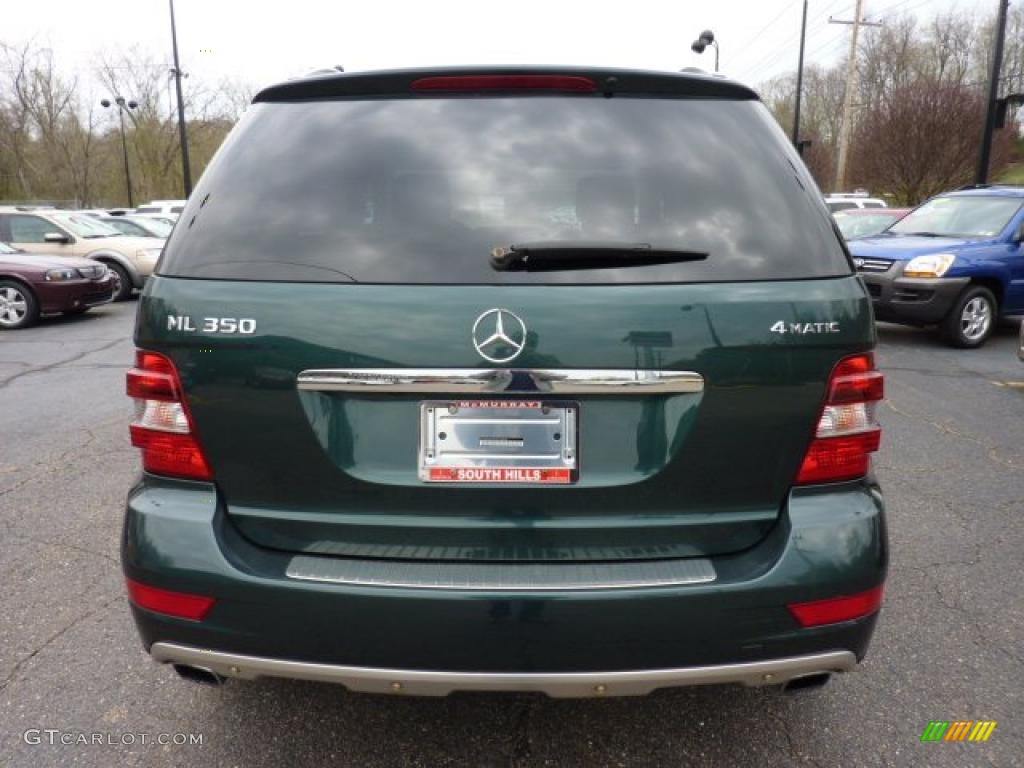 Jade Green Metallic 2009 Mercedes-Benz ML 350 4Matic Exterior Photo #48270910