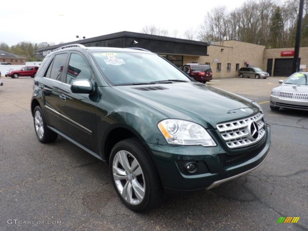Jade Green Metallic 2009 Mercedes-Benz ML 350 4Matic Exterior Photo #48270943
