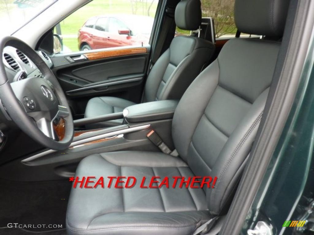 2009 ML 350 4Matic - Jade Green Metallic / Black photo #8