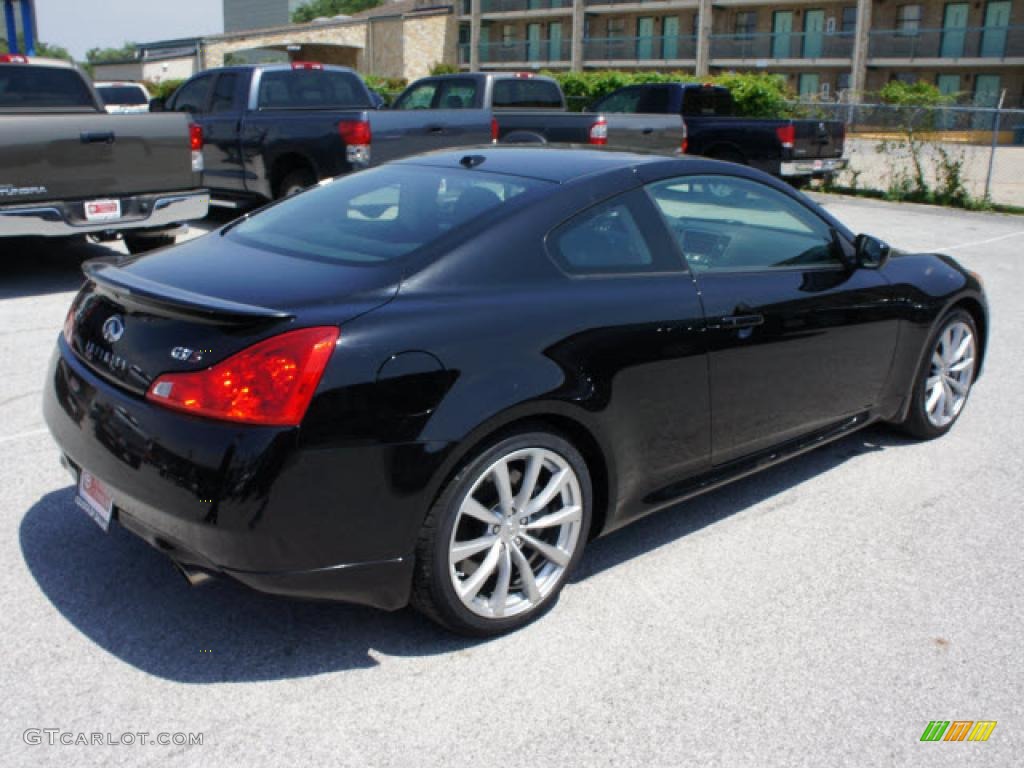 Black Obsidian 2008 Infiniti G 37 S Sport Coupe Exterior Photo #48271081