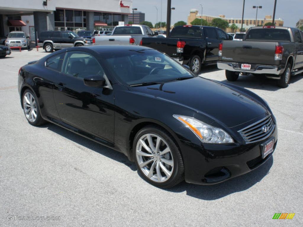 Black Obsidian 2008 Infiniti G 37 S Sport Coupe Exterior Photo #48271096