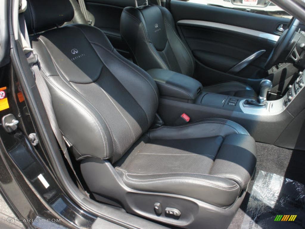 Graphite Interior 2008 Infiniti G 37 S Sport Coupe Photo #48271288