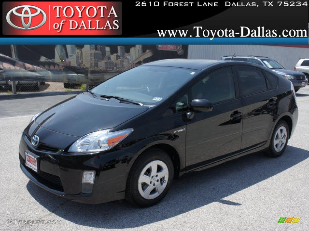 2010 Prius Hybrid IV - Black / Dark Gray photo #1