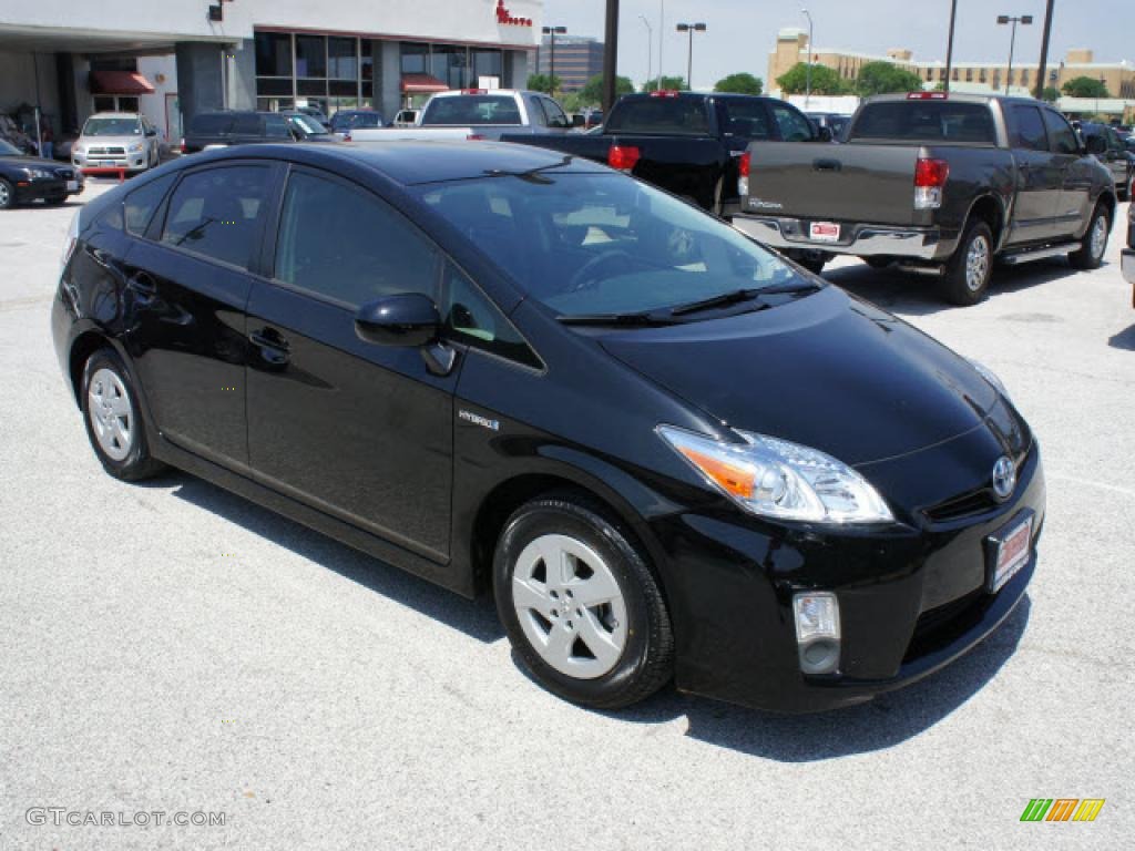 2010 Prius Hybrid IV - Black / Dark Gray photo #5